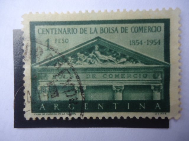 Centenario de la Bolsa de Comercio 1854 al 1954