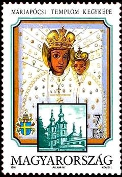 Virgen y niño en santuarios húngaros, Máriapócs