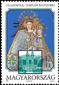 Virgen y niño en santuarios húngaros, Máriapócs