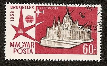 Expo de Bruselas 1958 - Parlamento de Hungria en Budapest