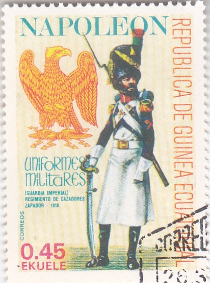 Soldados de Napoleón-regimiento de cazadores zapadores 