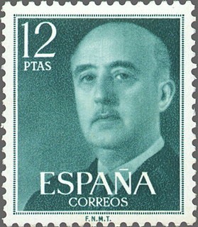 ESPAÑA 1974 2227 Sello Nuevo General Franco 12pts Spain