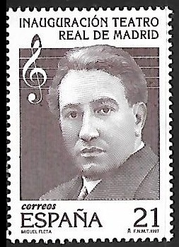 Inauguración del Teatro Real de Madrid 