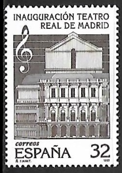 Inauguración del Teatro Real de Madrid 
