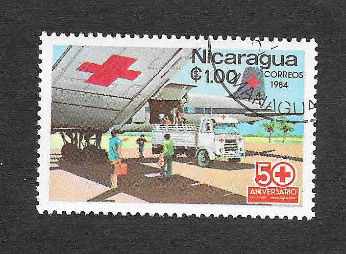 1382 - 50º Aniversario de la Cruz Roja Nicaraguense