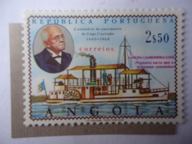 Cañonera Lage - Almirante Gago Coutinho  (1926-2010) - Centenario de su Nacimiento.