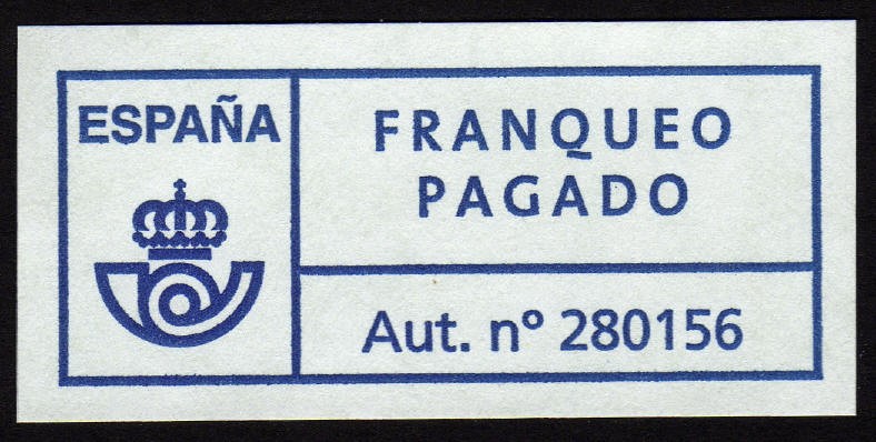 COL-FRANQUEO PAGADO - AUT. Nº 280156