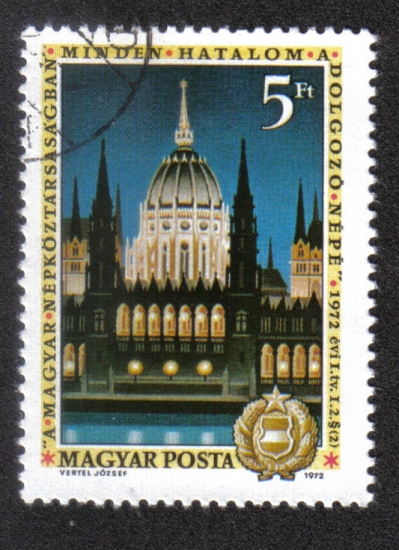 20 años de Constitución húngara, Casa del Parlamento, Budapest 