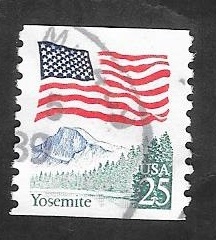 1811 - Bandera Nacional, y Parque de Yosemite