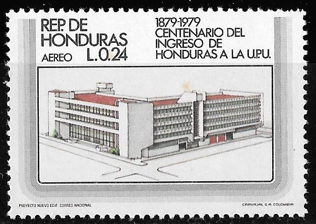 Centenario de la admisión de Honduras en la Unión Postal Universal
