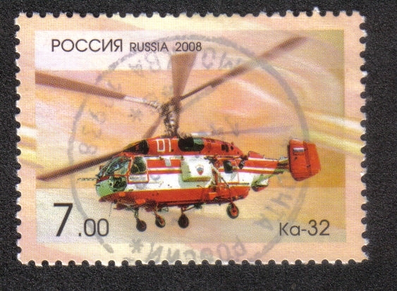 Aviación, Helicóptero Ka-32 (tipo civil Ka-27 