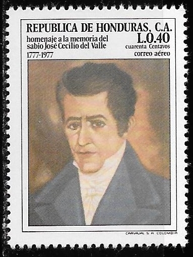 Bicentenario del nacimiento de José Cecilio del Valle