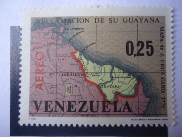 Reclamación de su Guayana - Mapa del Español, Juan de la Cruz Cano (1734-1790)