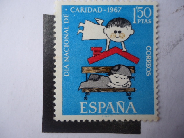 Ed:1801 - Día Nacional de la Caridad 1967- Valores Cívicos-Ángel de la Guarda.
