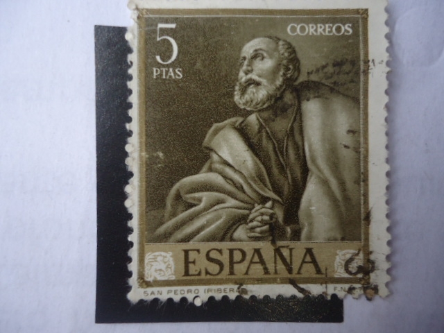 Ed:ES 1506 - San Pedro - Oleo de: José de Ribera (1592-1652) 
