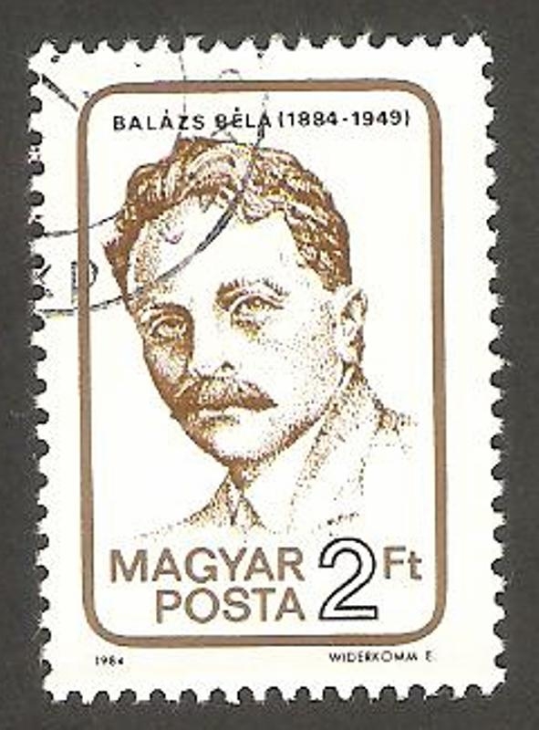2943 - Bela Balazs, poeta y escritor