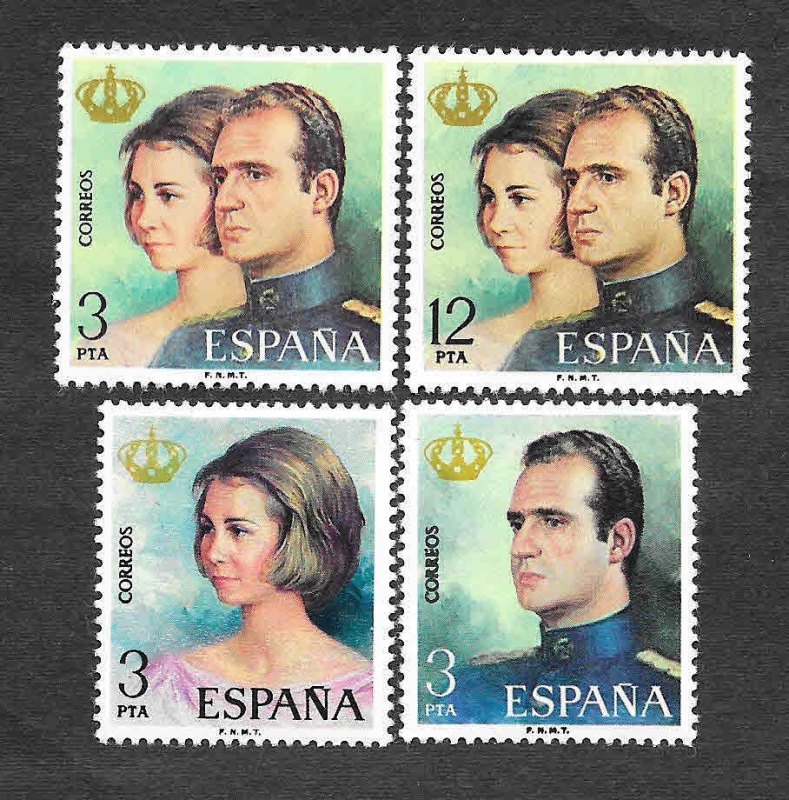 Edf 2302-03-04-05 - D. Juan Carlos I y Doña Sofía. Reyes de España