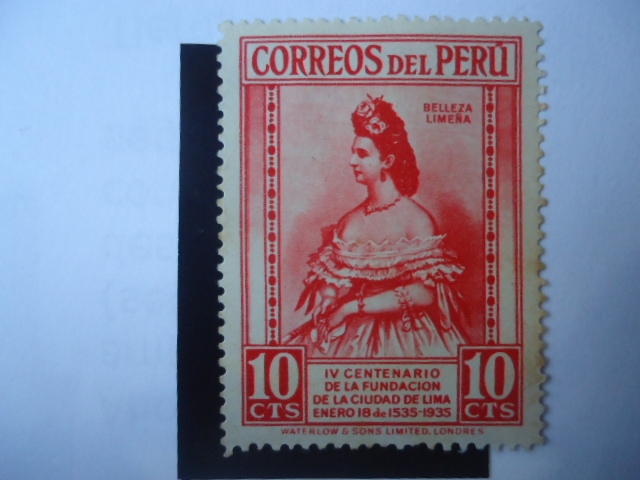 400 Años de la Fundación Ciudad de Lima (Enero 18 de 15-35-1935 - Belleza Limeña