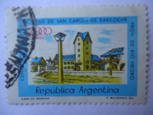 Centenario de la Ciudad de San Carlos de Bariloche provincia de Río Negro.