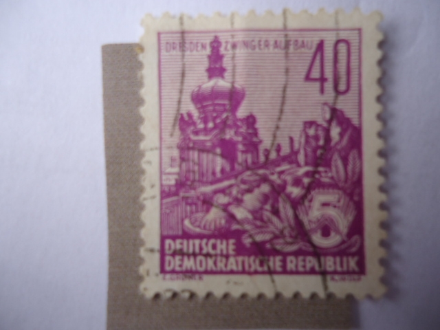 Dresden Zwinger (Palacio Barroco) República Democratica-DDR 