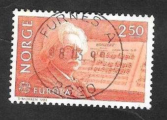 841 - Europa Cept, Compositor Edvard Grieg