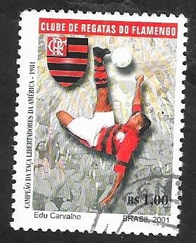 2709 - Club de Regatas de Flamengo, ganador de la copa Libertadores