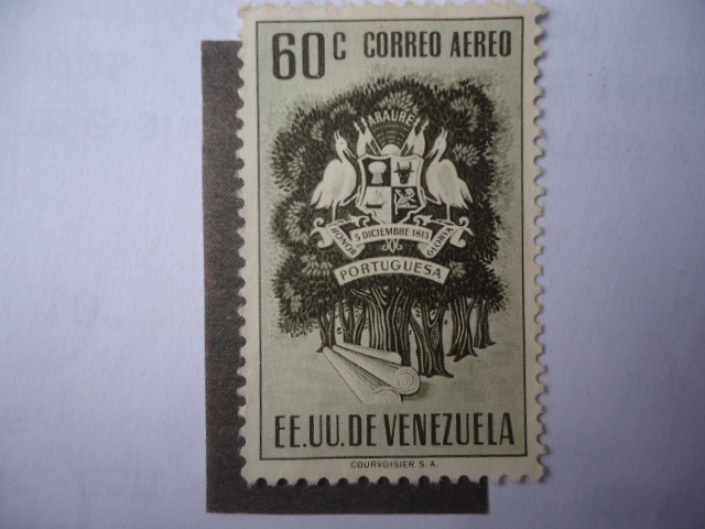 EE.UU. de Venezuela - Estado Portuguesa - Escudo de Armas.