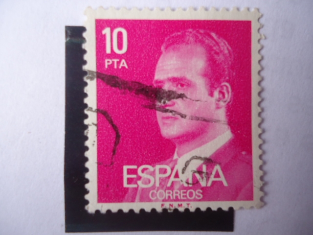 Ed:2394 - Rey Juan Carlos I - Serie:Rey Juan Carlos I 1976-1984- Busto hacia la izquierda.