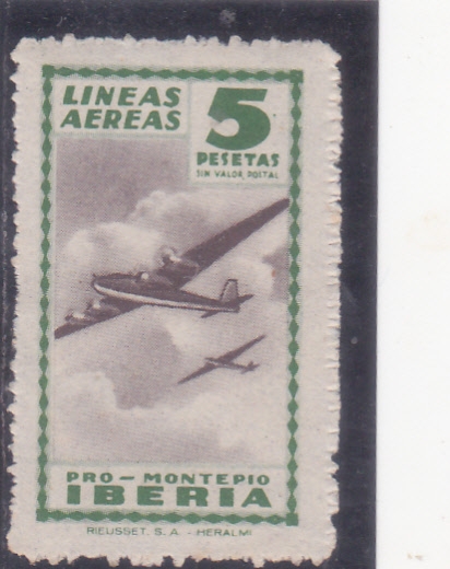 LINEAS AÉREAS IBERIA (34)letra en verde 