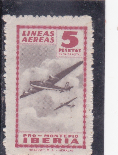 LINEAS AÉREAS IBERIA (34)letra en rojo 