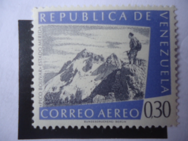 Pico Bolívar, 4.978msnm (Santos Marquina-Mérida)