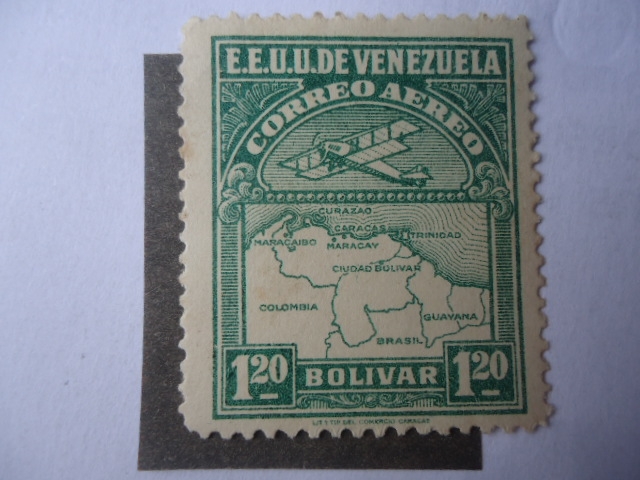Mapa de Venezuela - Segunda Serie.