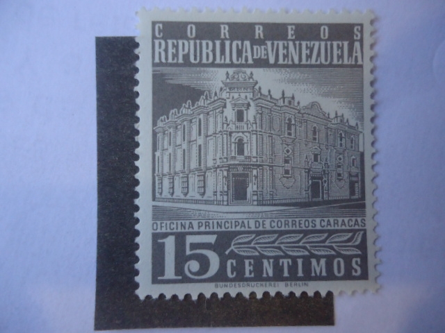 Oficinas principales de Correo en Caracas-1958