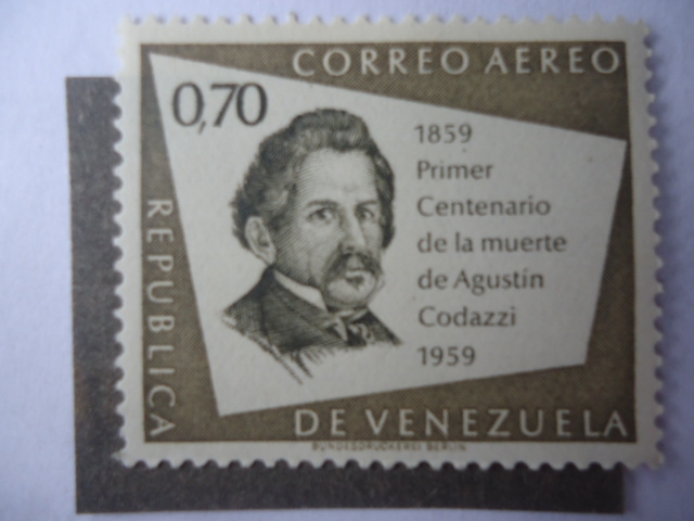 Primer Centenario de la Muerte de Agustín Codazzi, 1859-1959 - 