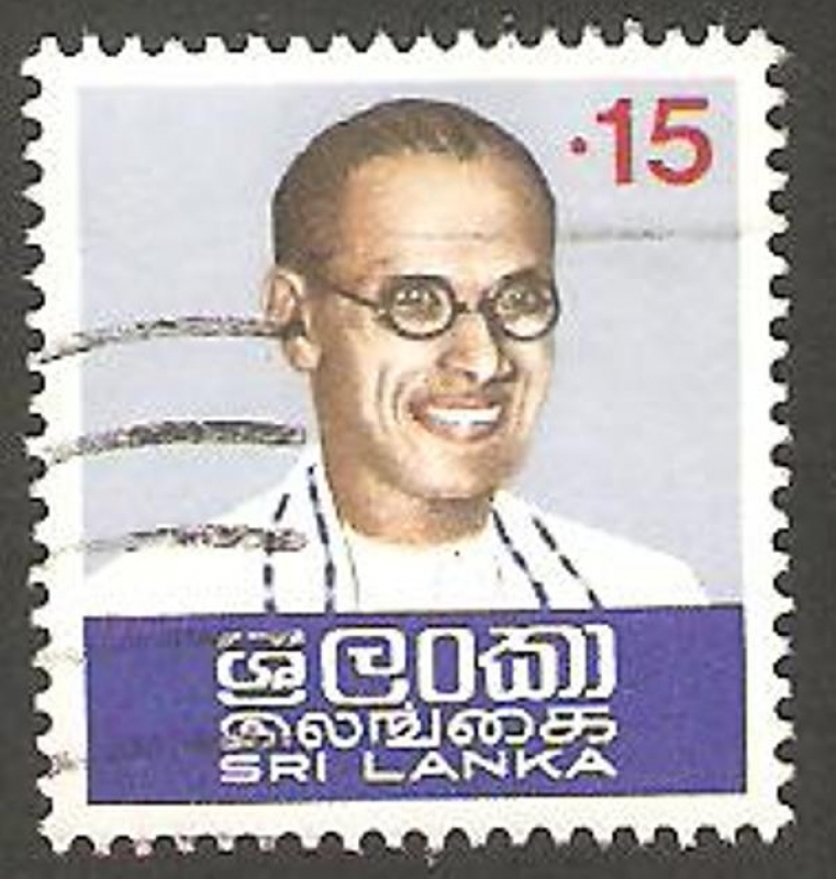 457 - Primer Ministro Bandaranaike
