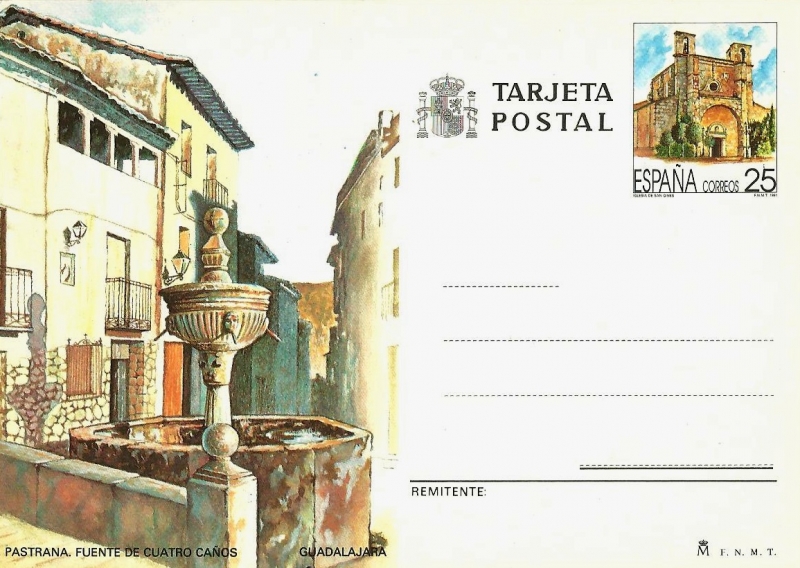Tarjeta Entero Postal Edifil T151 Pastrana 25 NUEVO