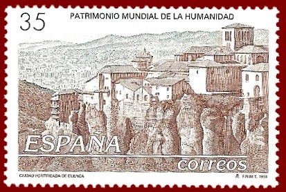 Edifil 3558 Casco antiguo de Cuenca 35 NUEVO