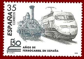 Edifil 3591 Locomotra de Mataró y Euromed 35 NUEVO