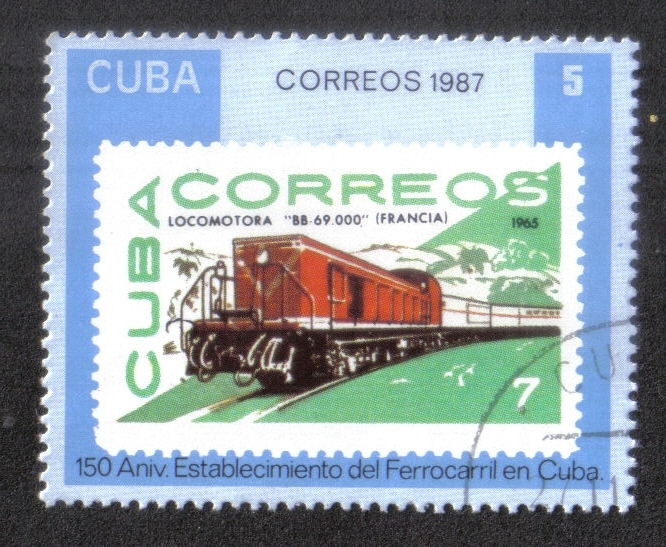 Ferrocarriles cubanos, 150 aniversario.