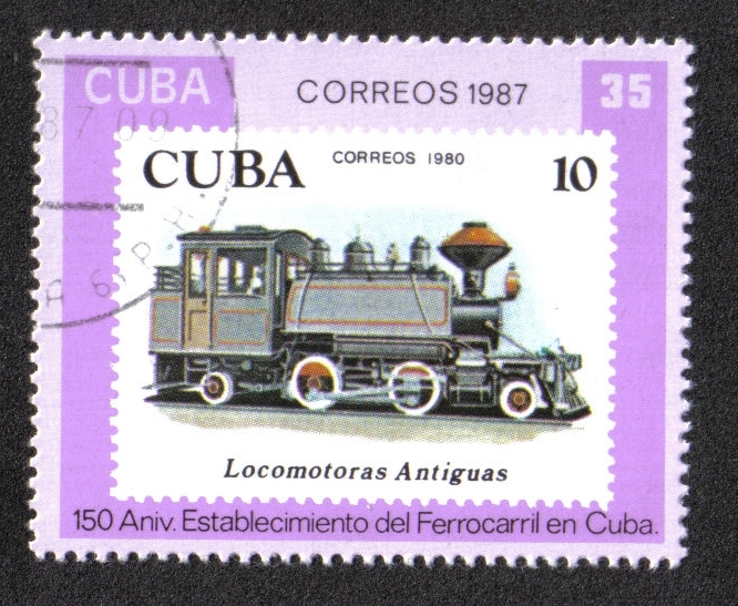 Ferrocarriles cubanos, 150 aniversario.