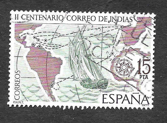 Edf 2437 - II Centenario del Correo de Indias