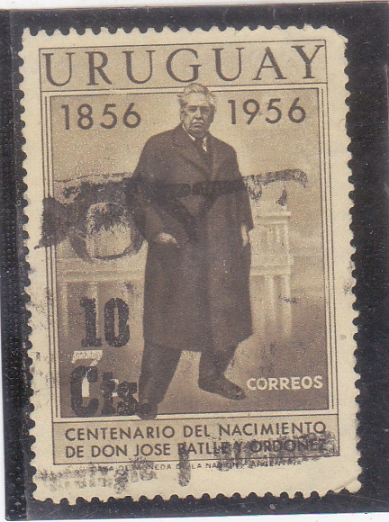 centenario del nacimiento José Batlle Ordoñez