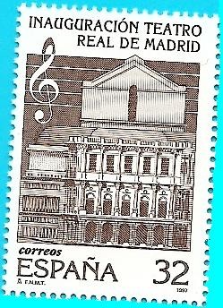 Inauguración del Teatro Real - Madrid