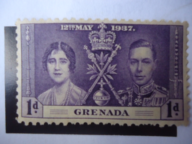 Coronación-12 mayo 1937 -Isabel Bowes-Lyon y George VI