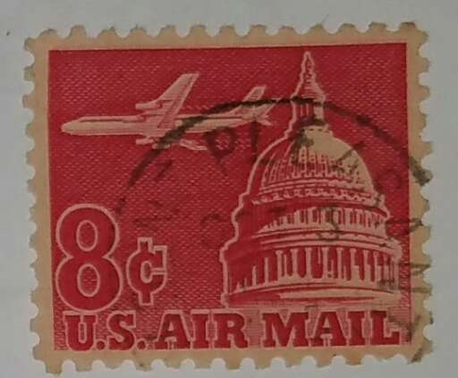 U.S. Air Mail 8c