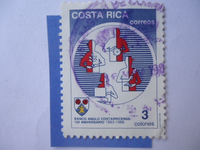 Banco Anglo Costarricense 125 Aniversario 1863-1988