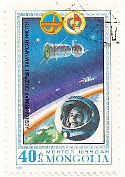 Intercosmos programa espacial de cooperacion con URSS.  Gagarin y Vostok I.