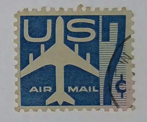 U.S. Air Mail 7c Azul