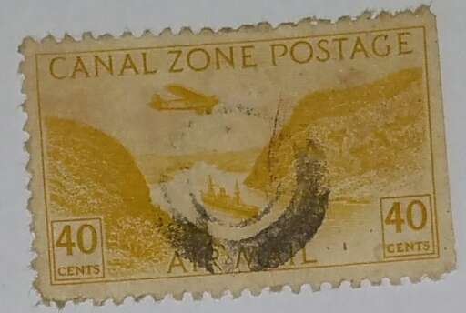 Canal Zone Postage Air Mail 40c