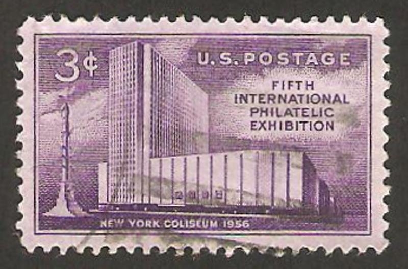 613 - Exposición filatélica internacional de New York, Coliseum